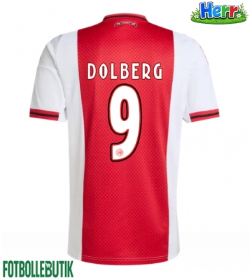 Ajax Kasper Dolberg #9 Hemmatröja 2025-26 Kortärmad